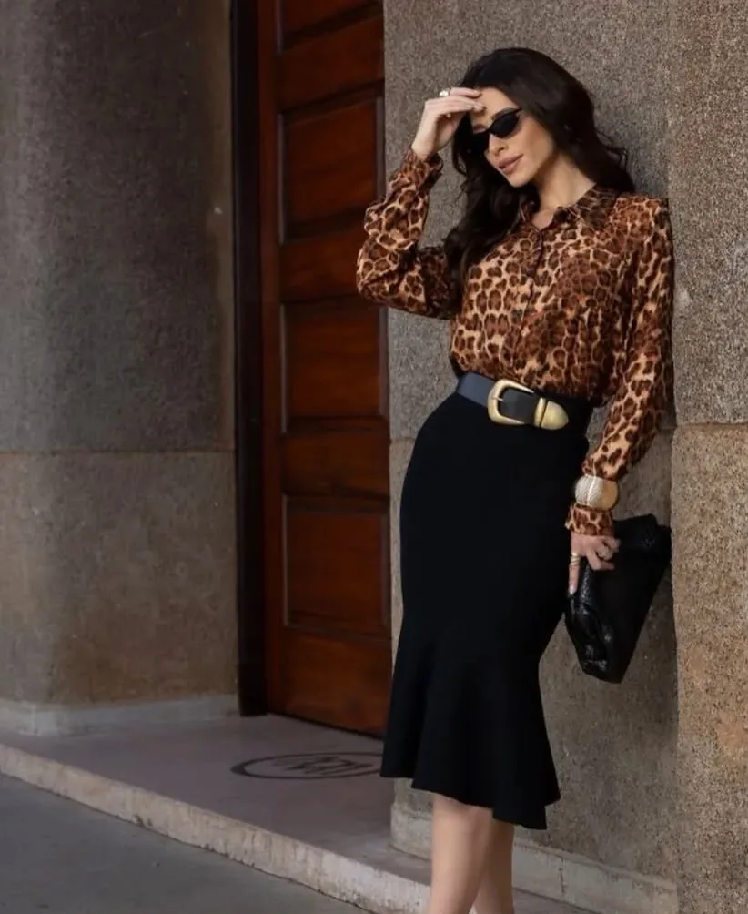 Camisa animal print