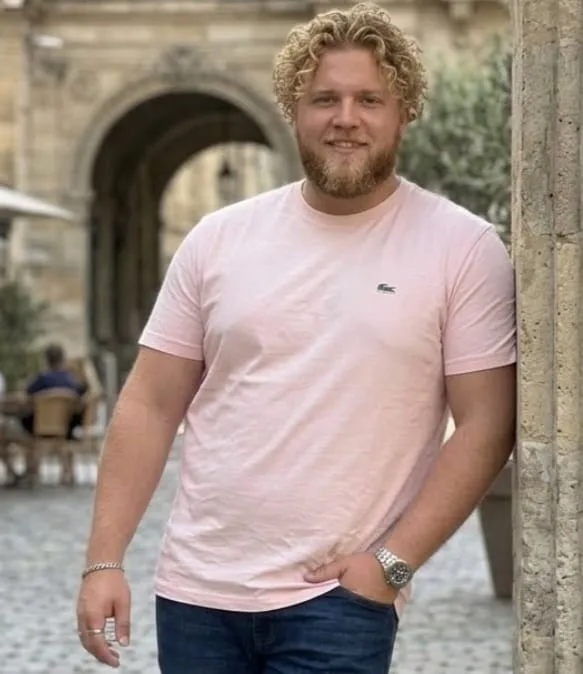 Camiseta Masculina Rosa Claro