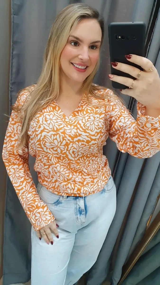 Blusa estampada
