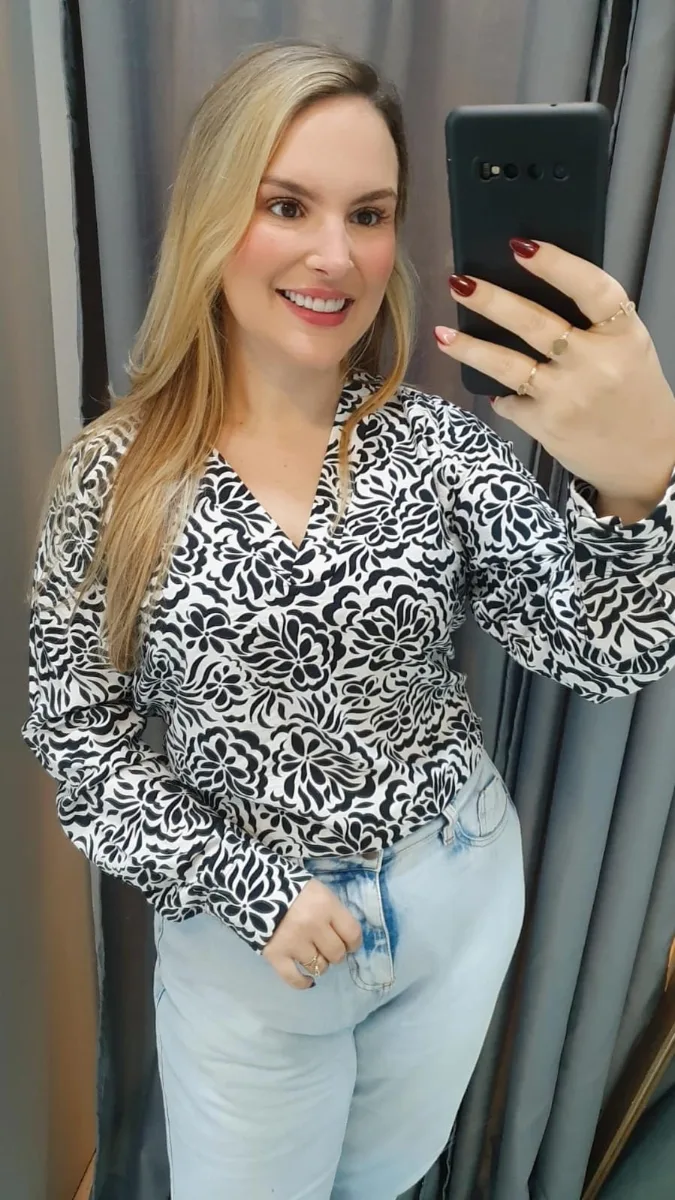 Blusa estampada