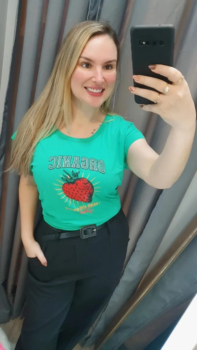 T-shirt estampada