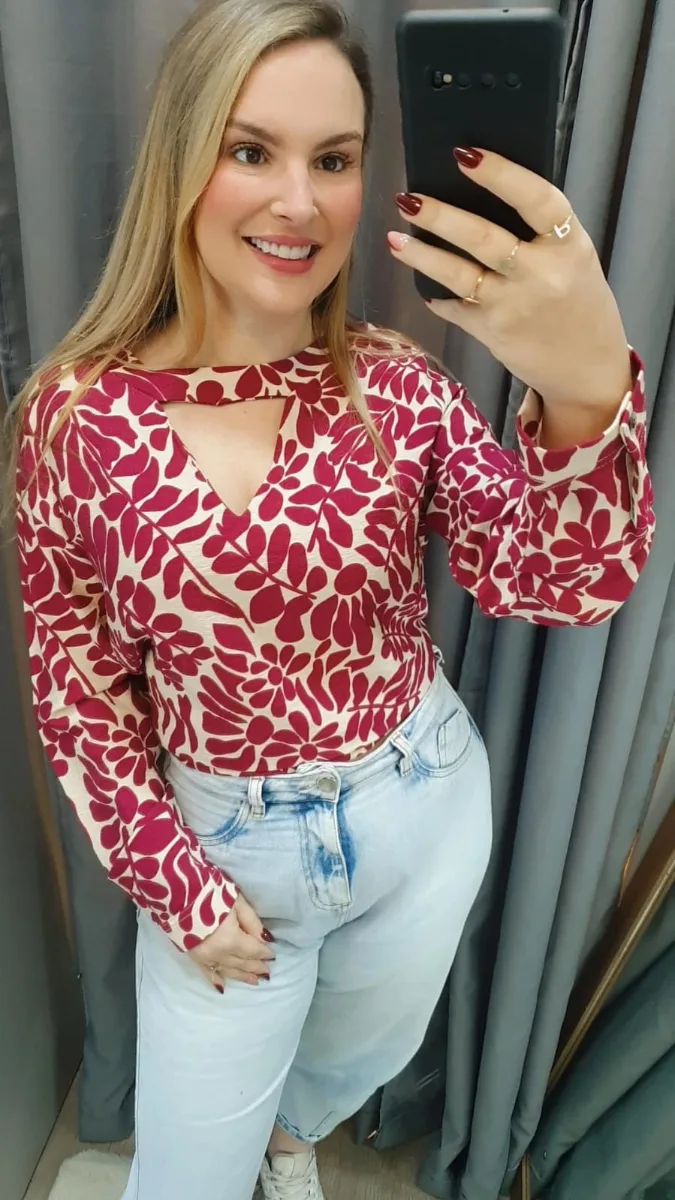 Blusa estampada
