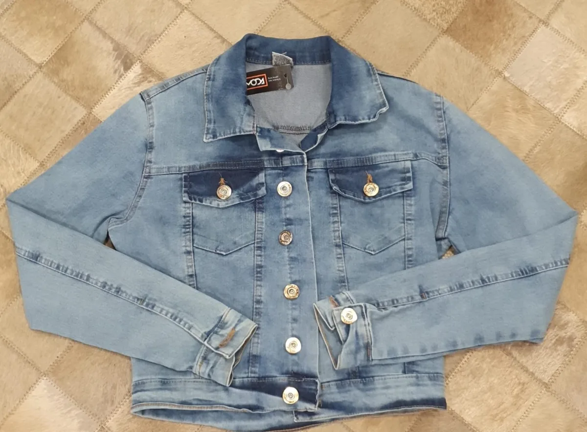 Jaqueta Jeans Feminina.