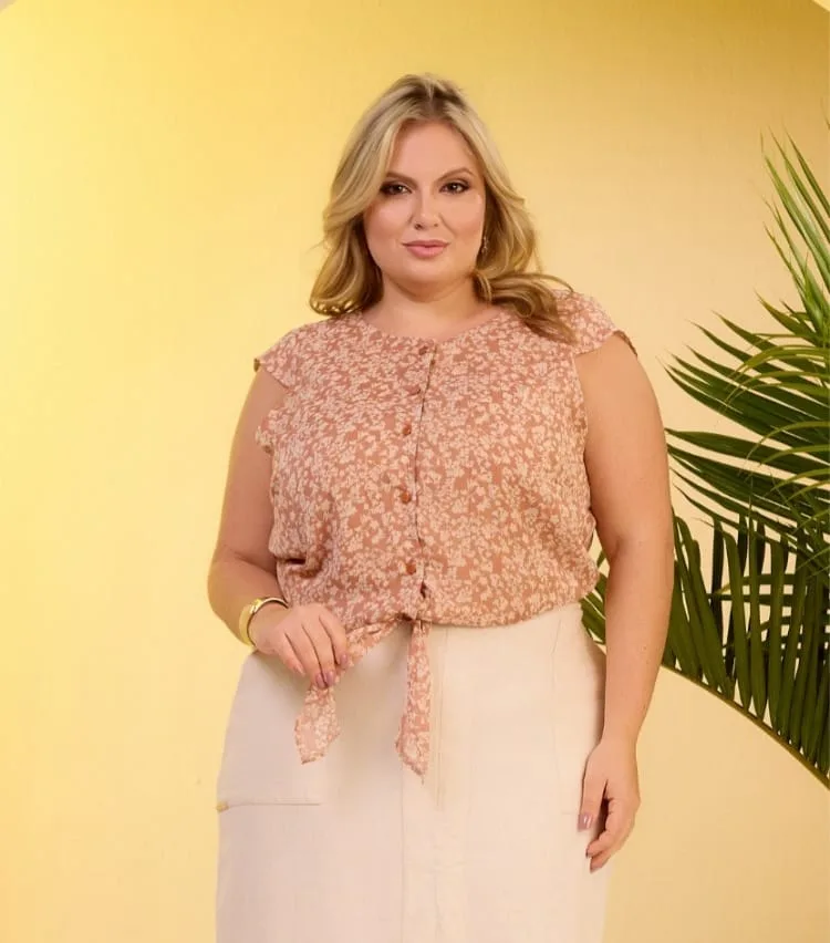 Blusa estampada