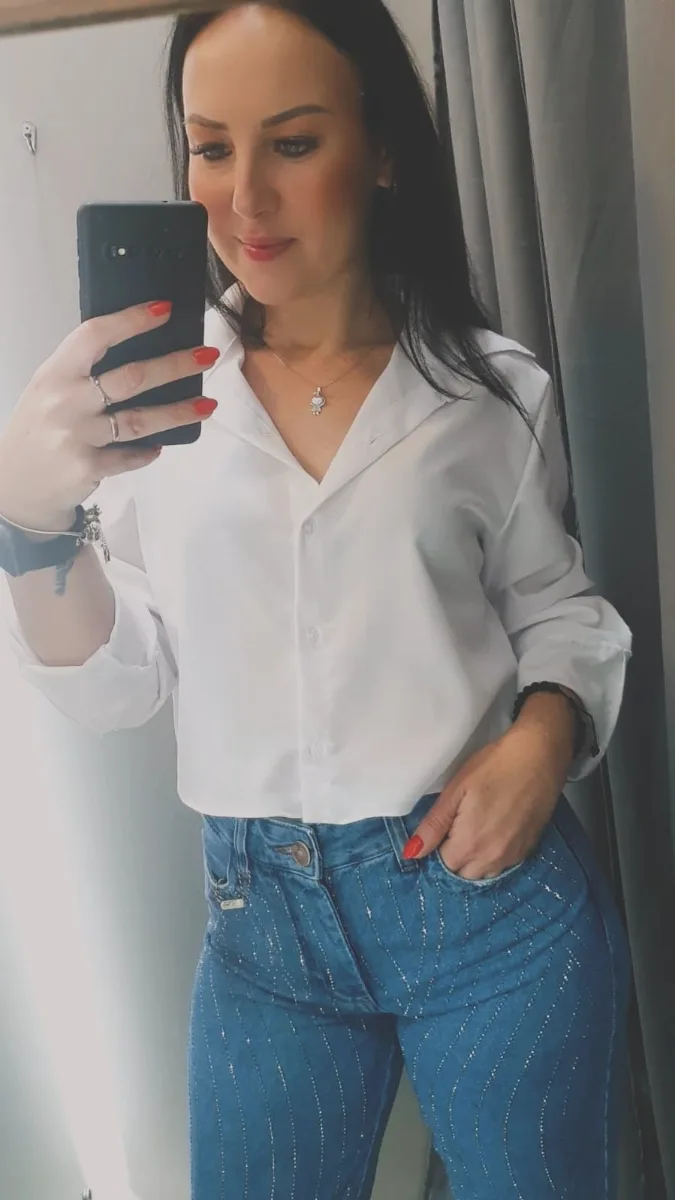Camisa cropped